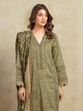 edenrobe Allure Unstitched Printed Khaddar 3Pc Suit EWU5A3-35916