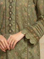 edenrobe Allure Unstitched Printed Khaddar 3Pc Suit EWU5A3-35916