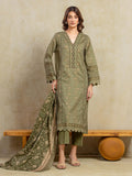 edenrobe Allure Unstitched Printed Khaddar 3Pc Suit EWU5A3-35916