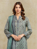 edenrobe Allure Unstitched Printed Khaddar 3Pc Suit EWU5A3-35918