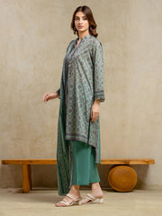edenrobe Allure Unstitched Printed Khaddar 3Pc Suit EWU5A3-35918