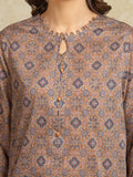 edenrobe Allure Unstitched Printed Khaddar 3Pc Suit EWU5A3-35919