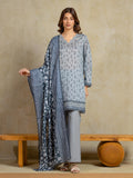 edenrobe Allure Unstitched Printed Khaddar 3Pc Suit EWU5A3-35924