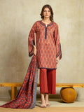 edenrobe Allure Unstitched Printed Khaddar 3Pc Suit EWU5A3-35931