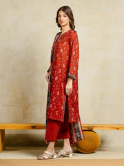 edenrobe Allure Unstitched Printed Khaddar 3Pc Suit EWU5A3-35935