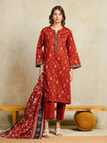 edenrobe Allure Unstitched Printed Khaddar 3Pc Suit EWU5A3-35935