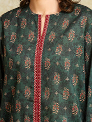 edenrobe Allure Unstitched Printed Khaddar 3Pc Suit EWU5A3-35937