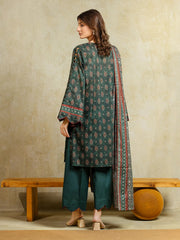 edenrobe Allure Unstitched Printed Khaddar 3Pc Suit EWU5A3-35937