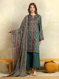 edenrobe Allure Unstitched Printed Khaddar 3Pc Suit EWU5A3-35937