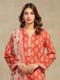 edenrobe Allure Unstitched Printed Khaddar 3Pc Suit EWU5A3-35938