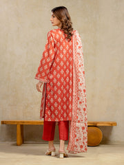 edenrobe Allure Unstitched Printed Khaddar 3Pc Suit EWU5A3-35938