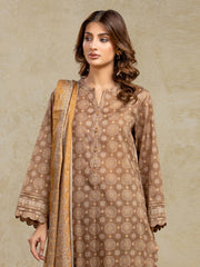 edenrobe Allure Unstitched Printed Khaddar 3Pc Suit EWU5A3-35940