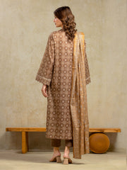 edenrobe Allure Unstitched Printed Khaddar 3Pc Suit EWU5A3-35940
