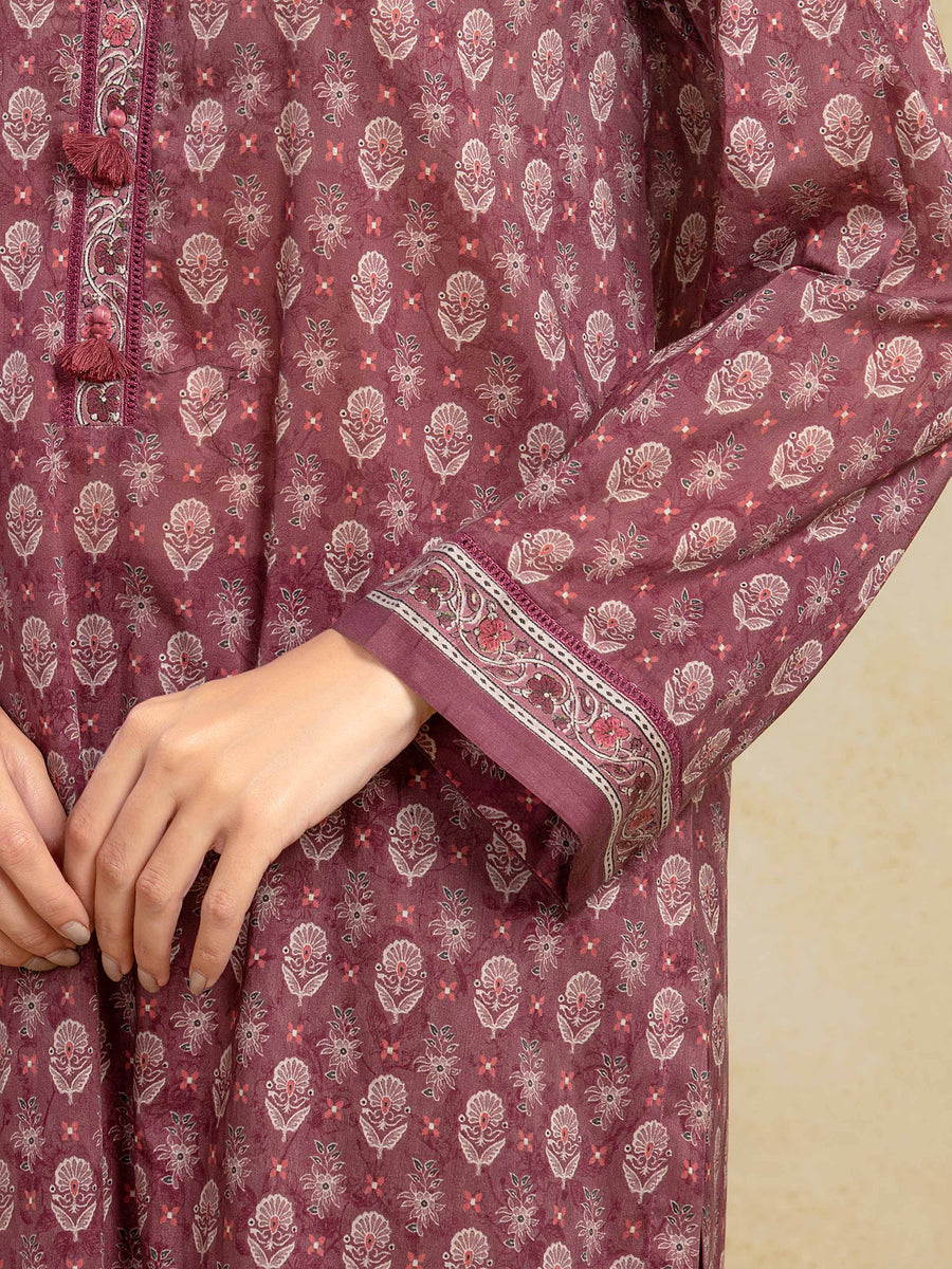 edenrobe Allure Unstitched Printed Khaddar 3Pc Suit EWU5A3-35941