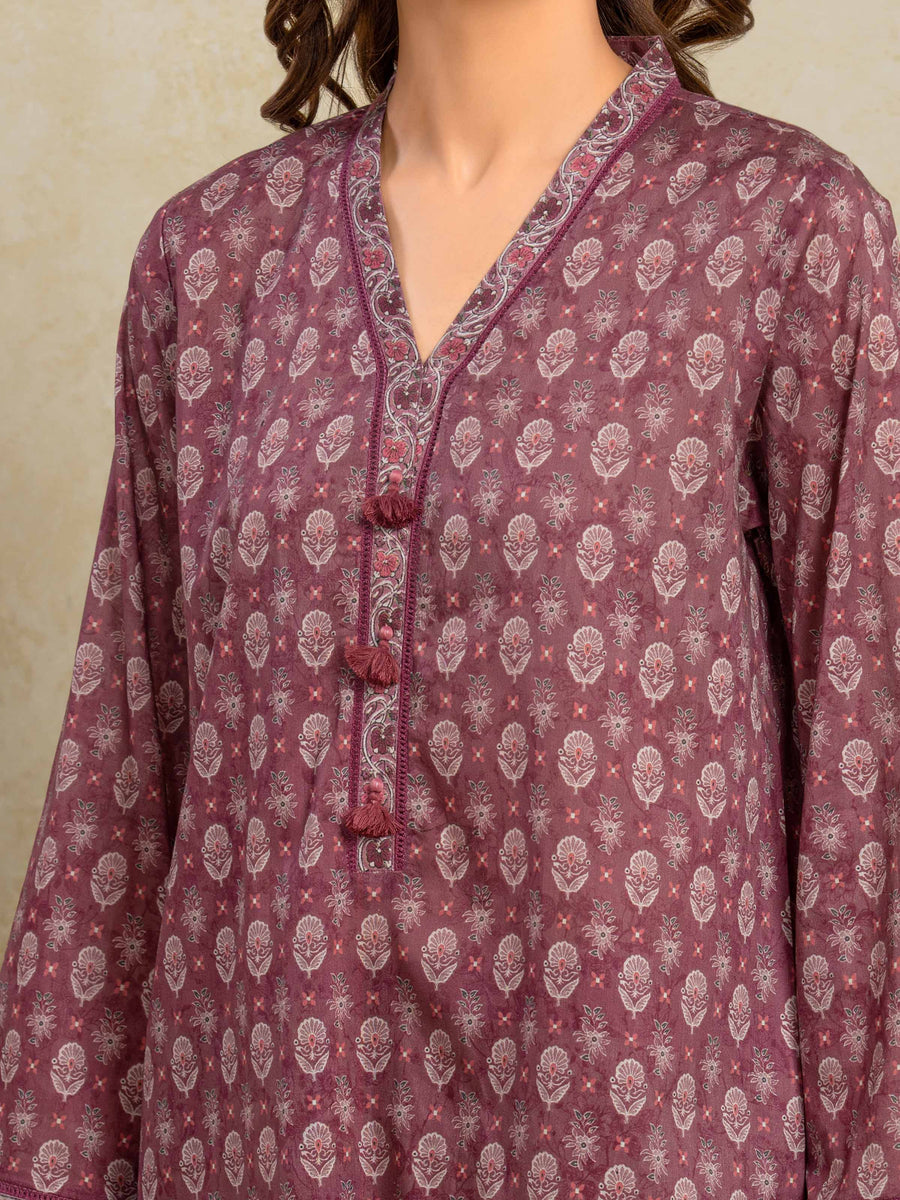 edenrobe Allure Unstitched Printed Khaddar 3Pc Suit EWU5A3-35941