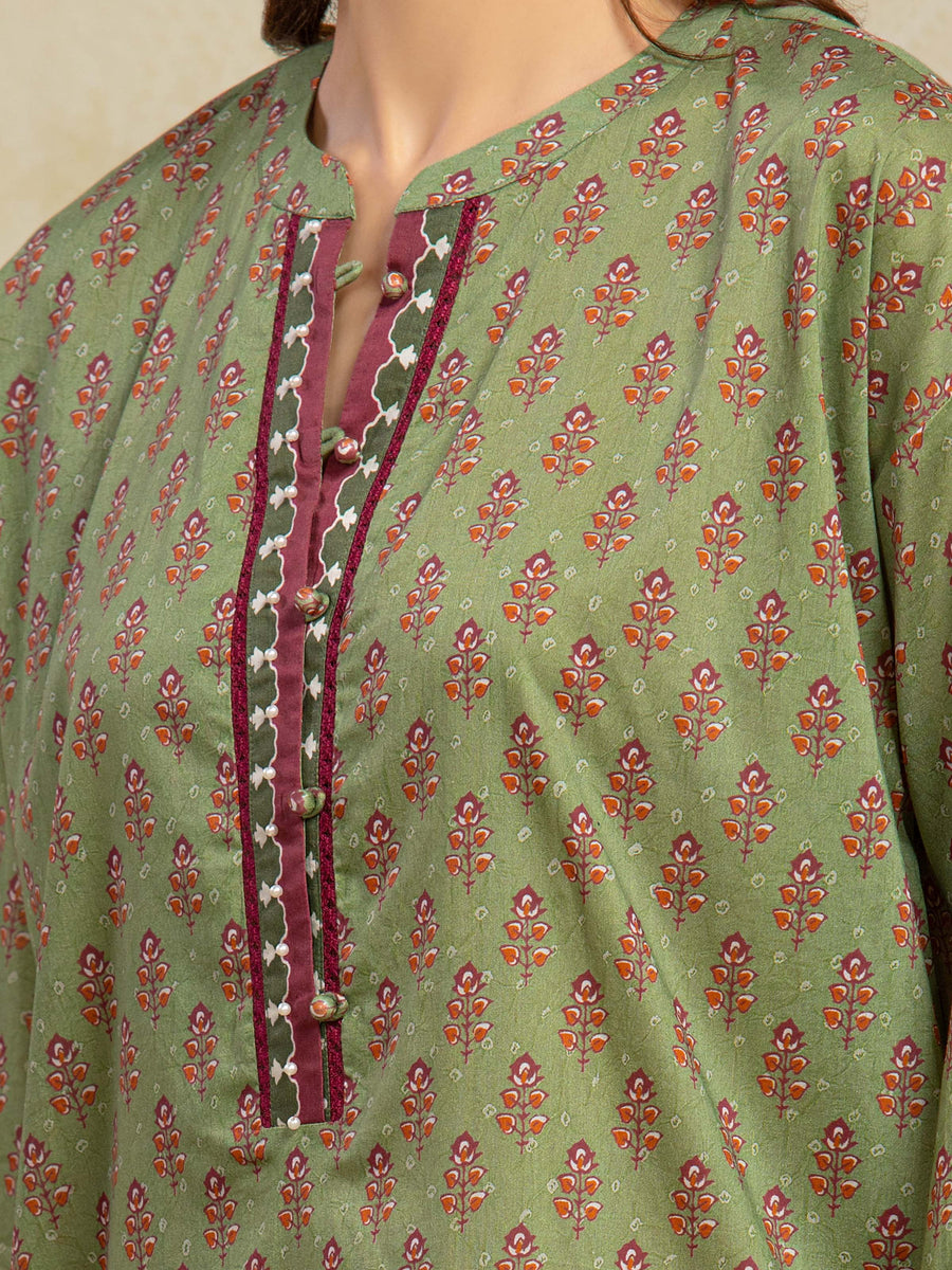 edenrobe Allure Unstitched Printed Khaddar 3Pc Suit EWU5A3-35943