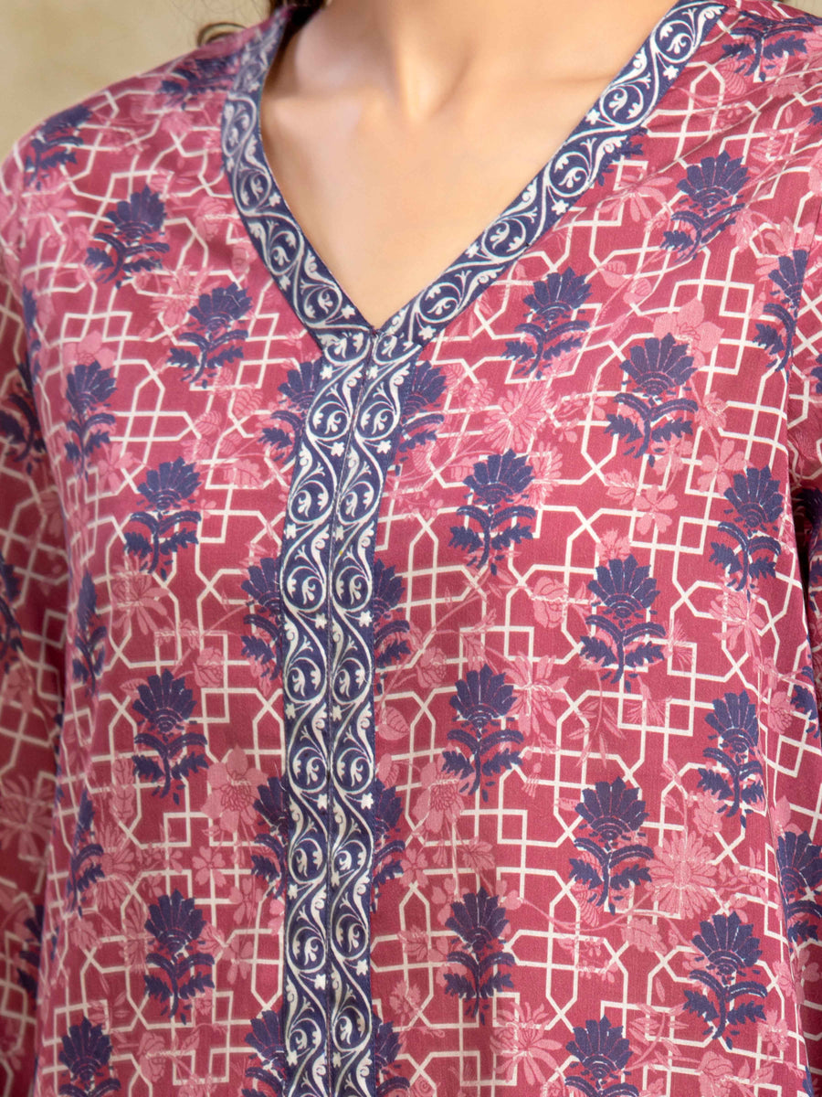 edenrobe Allure Unstitched Printed Khaddar 3Pc Suit EWU5A3-35947