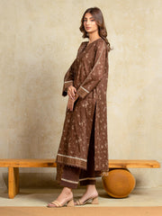 edenrobe Allure Unstitched Printed Khaddar 3Pc Suit EWU5A3-35952