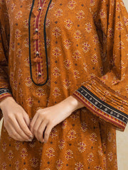 edenrobe Allure Unstitched Printed Khaddar 3Pc Suit EWU5A3-35953