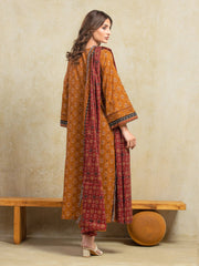 edenrobe Allure Unstitched Printed Khaddar 3Pc Suit EWU5A3-35953