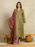 edenrobe Allure Unstitched Printed Khaddar 3Pc Suit EWU5A3-35957