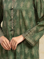 edenrobe Allure Unstitched Printed Khaddar 3Pc Suit EWU5A3-35958