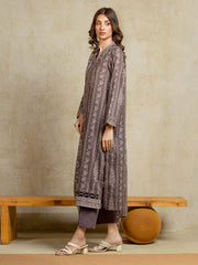 edenrobe Allure Unstitched Printed Khaddar 3Pc Suit EWU5A3-35961