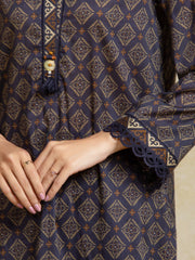 edenrobe Allure Unstitched Printed Khaddar 3Pc Suit EWU5A3-35965