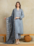 edenrobe Allure Unstitched Printed Khaddar 3Pc Suit EWU5A3-35966