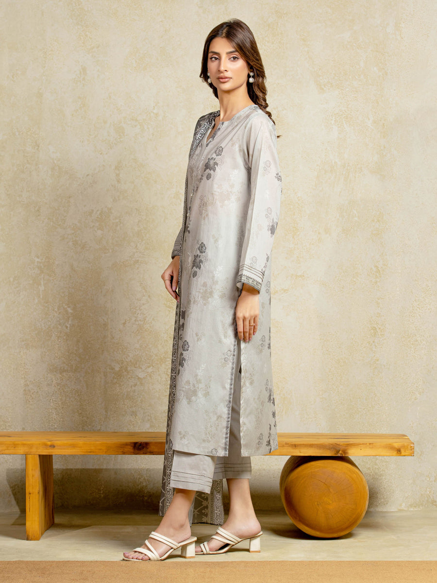 edenrobe Allure Unstitched Printed Khaddar 3Pc Suit EWU5A3-35968