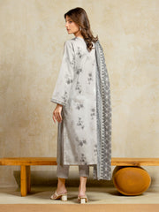 edenrobe Allure Unstitched Printed Khaddar 3Pc Suit EWU5A3-35968