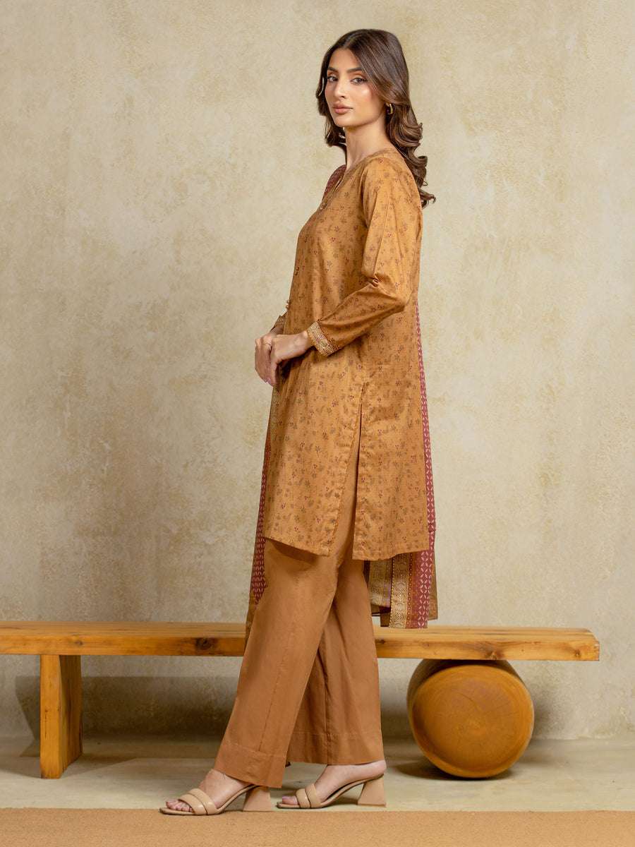 edenrobe Allure Unstitched Printed Khaddar 3Pc Suit EWU5A3-35969