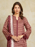 edenrobe Allure Unstitched Printed Khaddar 3Pc Suit EWU5A3-35970