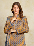 edenrobe Allure Unstitched Printed Khaddar 3Pc Suit EWU5A3-35972