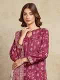 edenrobe Allure Unstitched Printed Khaddar 3Pc Suit EWU5A3-35974