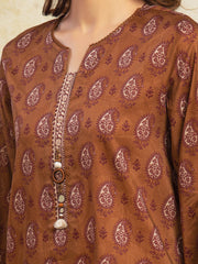 edenrobe Allure Unstitched Printed Khaddar 3Pc Suit EWU5A3-35976