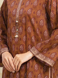 edenrobe Allure Unstitched Printed Khaddar 3Pc Suit EWU5A3-35976
