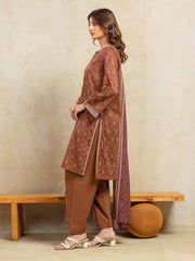 edenrobe Allure Unstitched Printed Khaddar 3Pc Suit EWU5A3-35976