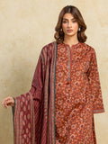 edenrobe Allure Unstitched Printed Khaddar 3Pc Suit EWU5A3-35977