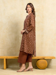 edenrobe Allure Unstitched Printed Khaddar 3Pc Suit EWU5A3-35981