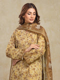 edenrobe Allure Unstitched Printed Khaddar 3Pc Suit EWU5A3-35984