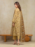 edenrobe Allure Unstitched Printed Khaddar 3Pc Suit EWU5A3-35984