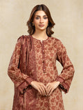 edenrobe Allure Unstitched Printed Khaddar 3Pc Suit EWU5A3-35986
