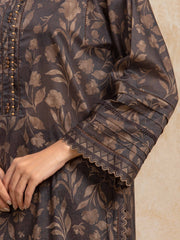 edenrobe Allure Unstitched Printed Khaddar 3Pc Suit EWU5A3-35990
