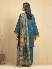 edenrobe Allure Unstitched Printed Khaddar 3Pc Suit EWU5A3-35992