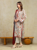 edenrobe Allure Unstitched Printed Khaddar 3Pc Suit EWU5A3-35993
