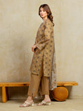 edenrobe Allure Unstitched Printed Khaddar 3Pc Suit EWU5A3-35994