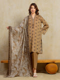edenrobe Allure Unstitched Printed Khaddar 3Pc Suit EWU5A3-35994