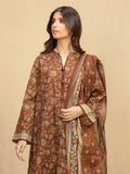 edenrobe Allure Unstitched Printed Khaddar 3Pc Suit EWU5A3-35997