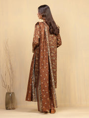 edenrobe Allure Unstitched Printed Khaddar 3Pc Suit EWU5A3-35997